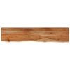 vidaXL Piano Tavolo 140x30x3,8 cm Rettangolare Legno Acacia Bordi Vivi