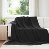 vidaXL Coperta Nero 220 x 240 cm Panno