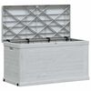 vidaXL Baule da Giardino 420 L Grigio Chiaro