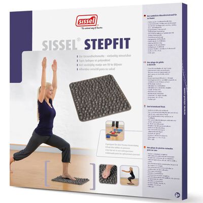 Sissel Materassino Massaggi Piedi Step-fit 49x49 cm Grigio SIS-162.053