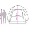 vidaXL Tenda Familiare Igloo per 6 Persone Blu Impermeabile