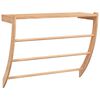 vidaXL Portasciugamani 60x25,5x49 cm in Legno Massello di Noce