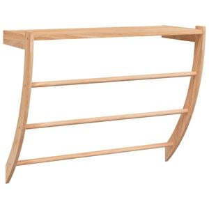 vidaXL Portasciugamani 60x25,5x49 cm in Legno Massello di Noce