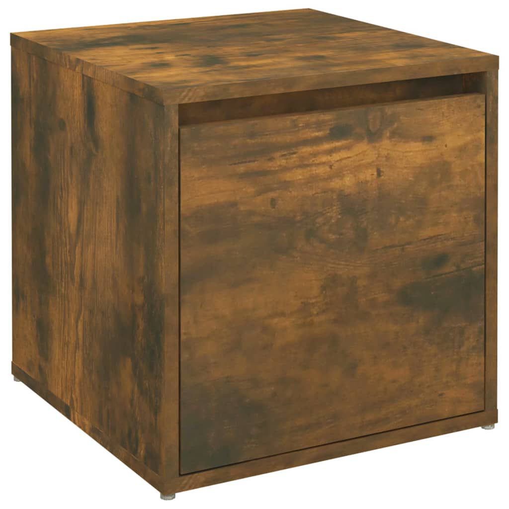 Cassetto Contenitore VidaXL In Legno Multistrato, Grigio Cemento, 40.5x40x40 Cm, Design Elegante E Robusto