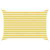 vidaXL Telo Ombra Giallo e Bianco 2 x 3 m HDPE