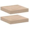 vidaXL Mensole Pensili 2 pz 23x23,5x4 cm in Truciolato
