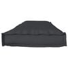 vidaXL Cuscino Nero 140 x 40 x 8 cm Tessuto Oxford