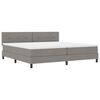 vidaXL Letto a molle con strisce LED Talpa 200 x 200 cm Tessuto