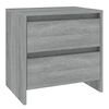 vidaXL Comodino Grigio Sonoma 45x34,5x44,5 cm in Truciolato