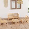 vidaXL Set Divani da Giardino 5 pz in Legno Massello di Pino