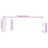 vidaXL Tenda Laterale Retrattile per Patio 80x300 cm Rosso