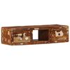 vidaXL Mobile TV a Parete 100x32x25 cm in Legno Massello di Recupero