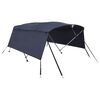 vidaXL Bimini di Prua con Pareti Laterali 4 Archi 243x(230-244)x137cm