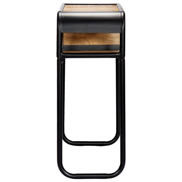 vidaXL Tavolo Consolle 118x30x75 cm in Legno Massello di Recupero