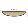 vidaXL Tappetini per scale 10 pz 56x17x3 cm Marrone Semicircolari