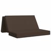 vidaXL Divano Letto Pieghevole 140 x 67 x 45 cm Tortora