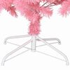 vidaXL Albero di Natale con 300 LED con supporto Rosa 240 cm PVC
