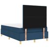 vidaXL Letto a Sorgente LED con materasso Blu 120 x 200 cm Tessuto