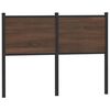 vidaXL Testiera di Ricambio Rovere Marrone 120 cm Legno Multistrato