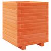 vidaXL Fioriera Giardino Marrone Cera 40x40x49,5cm Legno Massello Pino