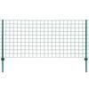 vidaXL Recinzione Euro 20x1 m in Acciaio Verde