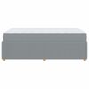 vidaXL Struttura del letto Grigio chiaro 120 x 200 cm Tessuto