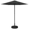 vidaXL Parasole da Giardino con Base Rettangolare 2,3 x 2,3 m
