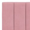 vidaXL Giroletto con LED senza Materasso Hanko Rosa 90x190 cm in Velluto