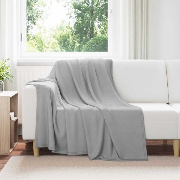 vidaXL Coperte da Pile 24 pcs Grigio 200 x 150 cm Panno