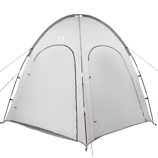 vidaXL Tenda da Piscina con tetto Grigio 366 x 305 x 231 cm