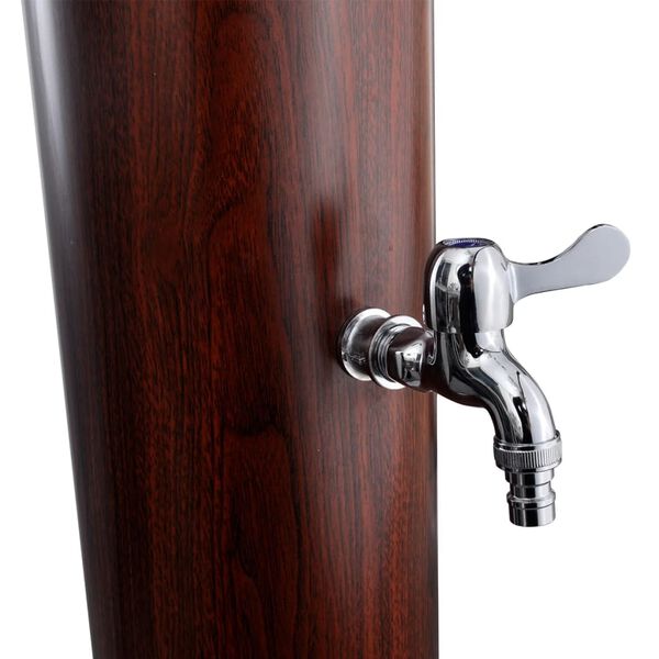 Doccia Solare per Piscina con Finitura in Finto Legno 1,96 m