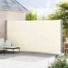 vidaXL Tenda Laterale Retrattile per Patio 220x600 cm Crema