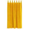 vidaXL Tende oscuranti 2 pcs Giallo senape 140 x 175 cm Velluto