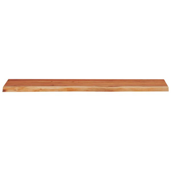 vidaXL Mensola a Muro 70x20x2,5cm Rettangolare Legno Acacia Bordi Vivi