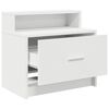 vidaXL Comodini con Cassetto 2 pz Bianco 51x31x47 cm