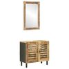 vidaXL Set di Armadi da Bagno 2 pz Naturale 62 x 33 x 58 cm