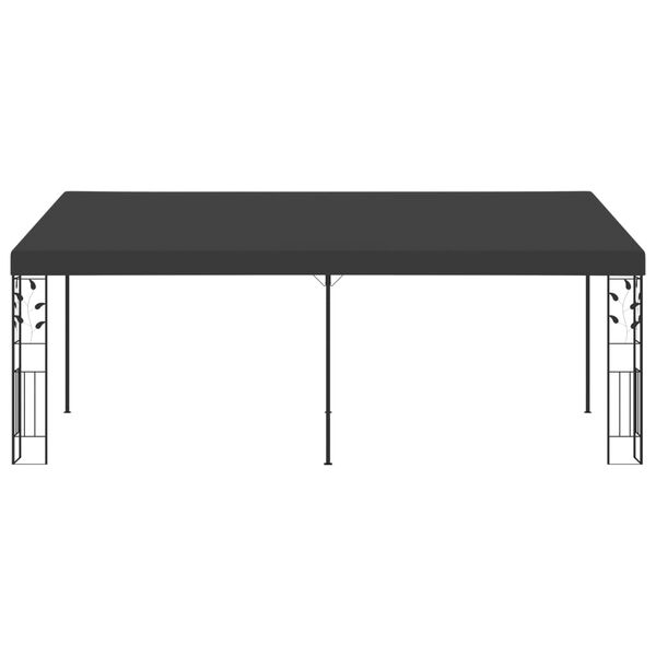 vidaXL Gazebo a Parete 6x3x2,5 m Antracite