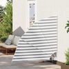 vidaXL Schermo di Privacy per Balcone Antracite e Bianco 160 x 160 cm