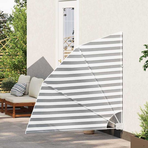 vidaXL Schermo di Privacy per Balcone Antracite e Bianco 160 x 160 cm