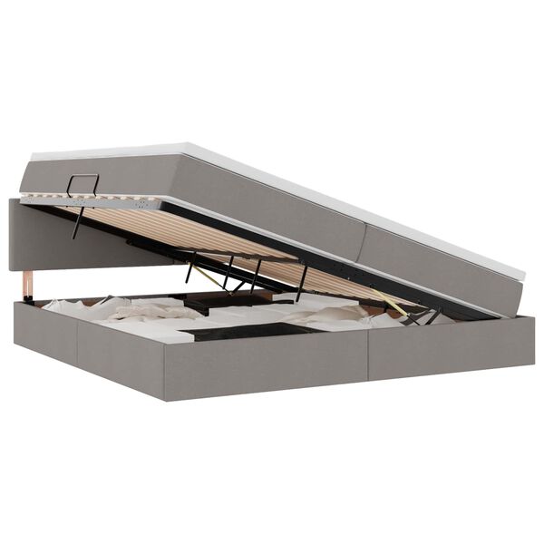 vidaXL Letto con contenitore e materasso Talpa 200 x 200 cm