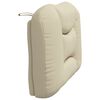 vidaXL Cuscino Testiera Hvar Crema 80 cm in Tessuto