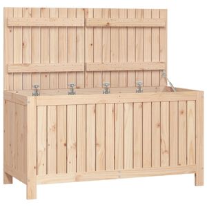 vidaXL Contenitore da Giardino 121x55x64 cm in Legno Massello di Pino
