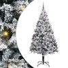 vidaXL Albero di Natale artificiale Bianco 210 cm
