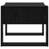 vidaXL Tavolino da salotto Rovere Nero 66 x 53 x 45 cm