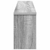 vidaXL Appendiabiti a muro Grigio sonoma 100 x 16 x 26 cm