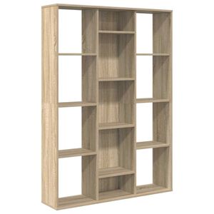 vidaXL Libreria/Divisorio Rovere Sonoma 100x24x140cm Legno Multistrato