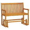vidaXL Panchina da Giardino a Dondolo 110 cm Legno Massello d'Acacia