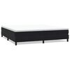 vidaXL Letto a Molle senza Materasso Nero 200x220 cm in Velluto