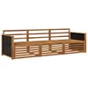 vidaXL Set di divani da esterno 3 pcs Naturale
