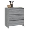 vidaXL Credenza Grigio Sonoma 70x41x75 cm in Truciolato